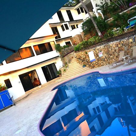 Villa Guitarron Gran Terraza Vista Espectacular 6 Huespedes Piscina Gigante Acapulco Buitenkant foto