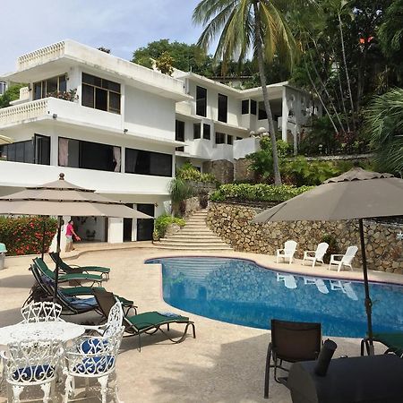 Villa Guitarron Gran Terraza Vista Espectacular 6 Huespedes Piscina Gigante Acapulco Buitenkant foto