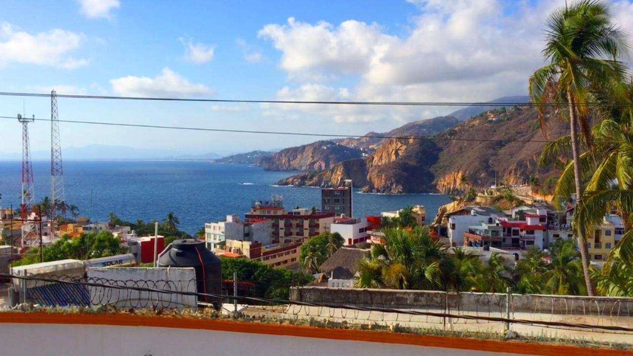 Villa Guitarron Gran Terraza Vista Espectacular 6 Huespedes Piscina Gigante Acapulco Buitenkant foto