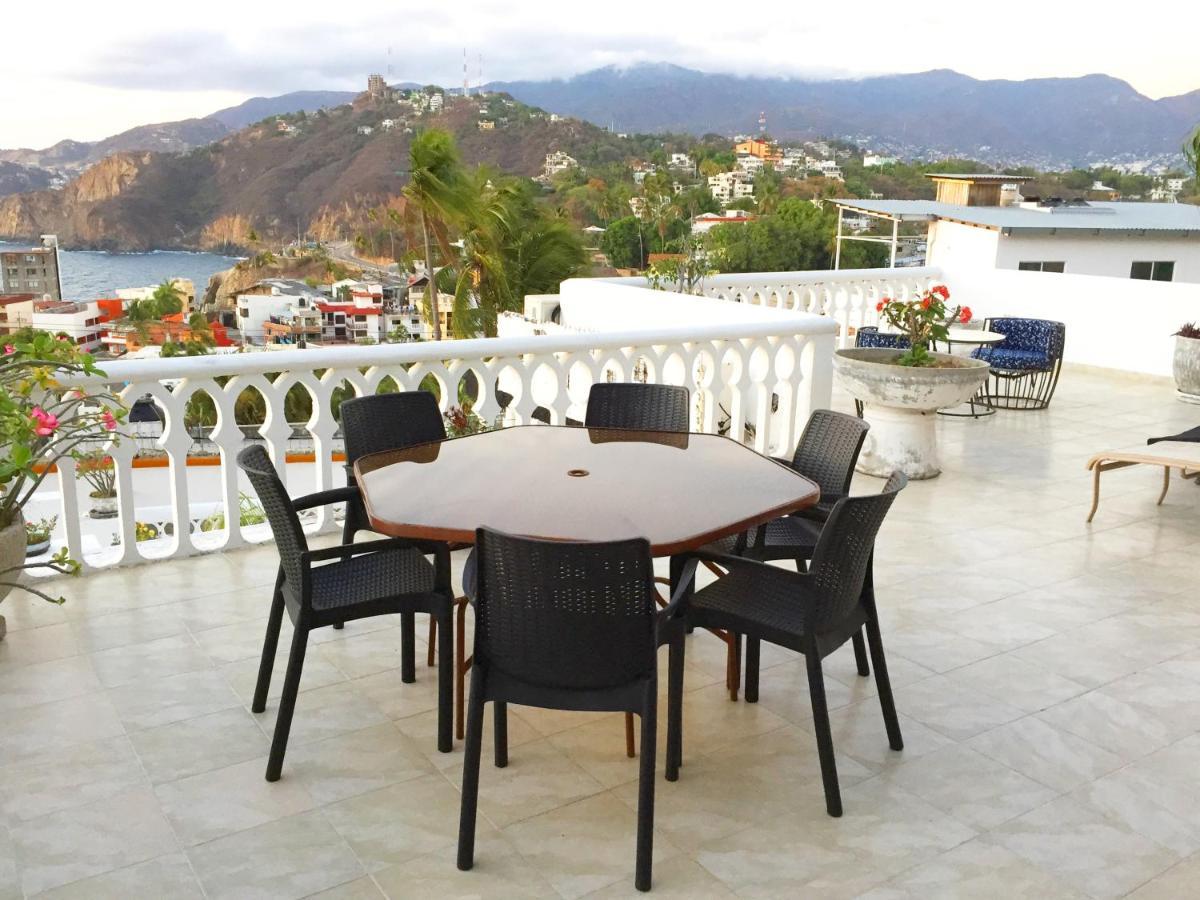 Villa Guitarron Gran Terraza Vista Espectacular 6 Huespedes Piscina Gigante Acapulco Buitenkant foto