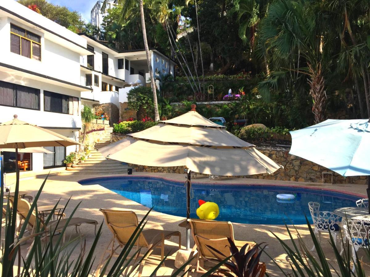 Villa Guitarron Gran Terraza Vista Espectacular 6 Huespedes Piscina Gigante Acapulco Buitenkant foto