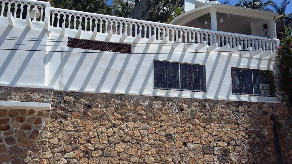 Villa Guitarron Gran Terraza Vista Espectacular 6 Huespedes Piscina Gigante Acapulco Kamer foto
