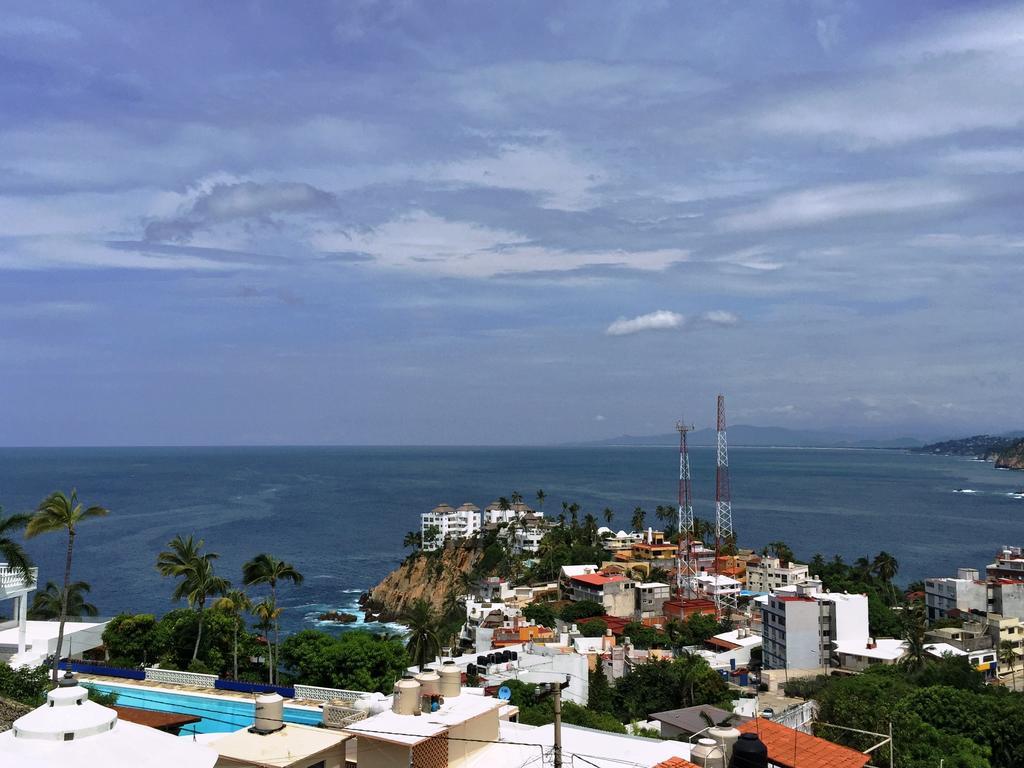 Villa Guitarron Gran Terraza Vista Espectacular 6 Huespedes Piscina Gigante Acapulco Buitenkant foto