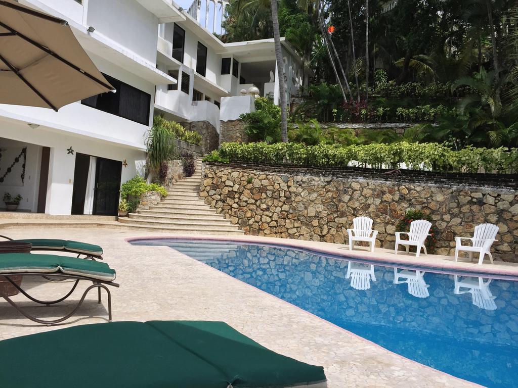Villa Guitarron Gran Terraza Vista Espectacular 6 Huespedes Piscina Gigante Acapulco Buitenkant foto