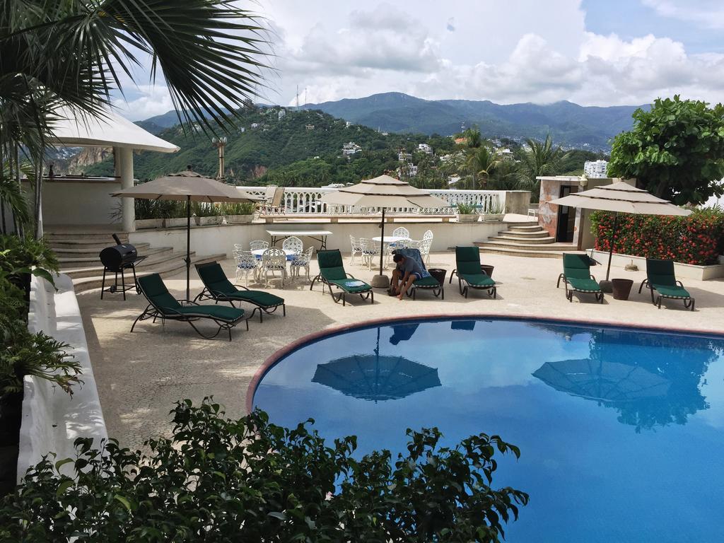 Villa Guitarron Gran Terraza Vista Espectacular 6 Huespedes Piscina Gigante Acapulco Buitenkant foto